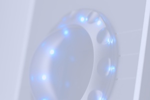 Handvenenerkennung mit blauem LED_Kranz